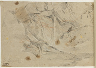 C 042
<br/>
Twee muzen, op wolken gezeten
<br/>
<em>Lanfranco, Giovanni (1582-1647)</em>